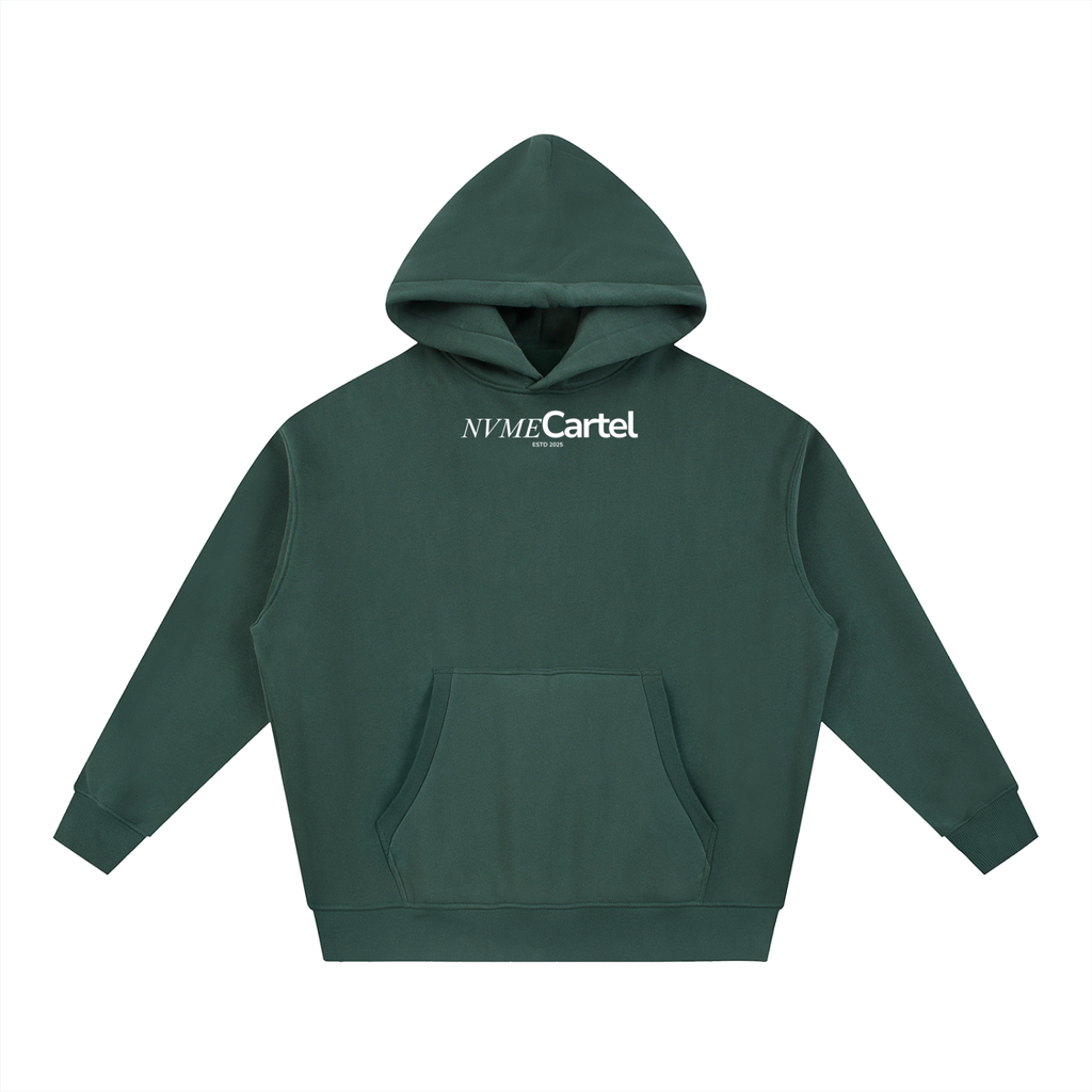 Essential Oversized Boxy Fit Fleece Hoodie