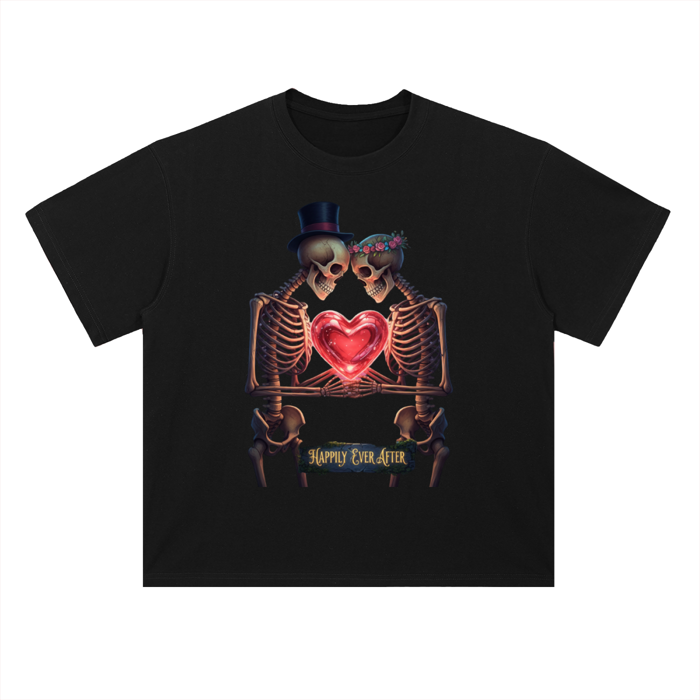 Heavyweight Drop Shoulder Cotton T-Shirt